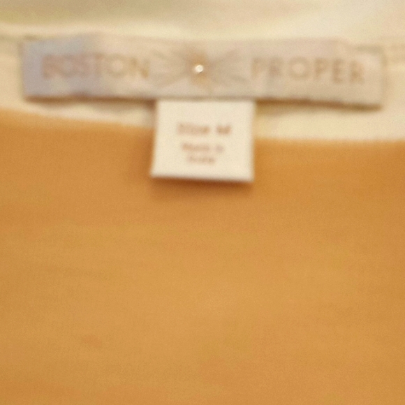 Boston Proper Lace Ruched Knit Tunic - Picture 11 of 11